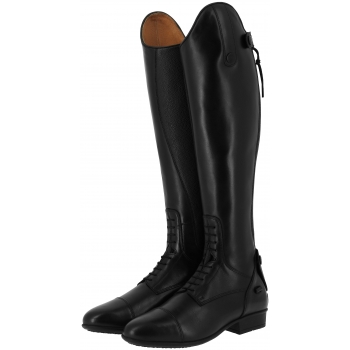 Bottes cuir à lacets