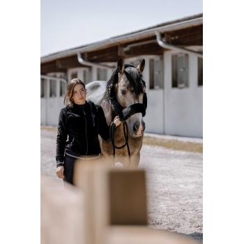 Gilet velours Je t'aime EQUITHÈME - Coline
