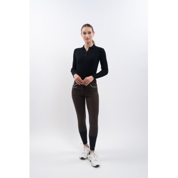 Jaipur Pantalon Polaire Équitation - Cacao