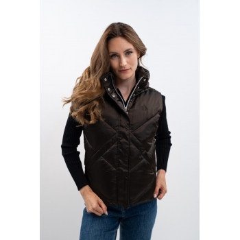 Auxane Gilet Sans Manches - Cacao