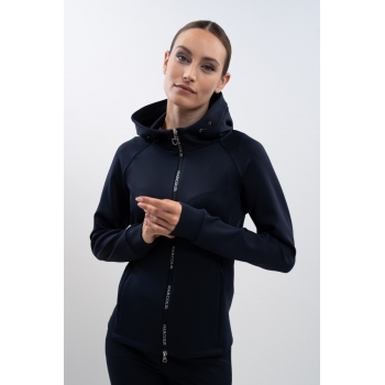 Ava Sweat Technique Zippé - Noir