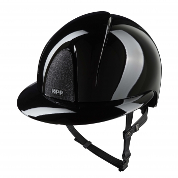 Casque d’équitation Smart Nova / Polish Noir / Visière Polo / Star Noir