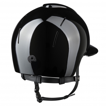 Casque d’équitation Smart Nova / Polish Noir / Visière Polo / Star Noir