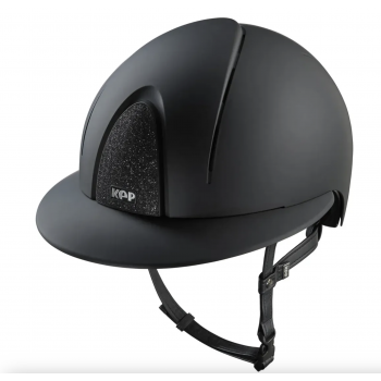 Casque d’équitation Smart Nova / Textile Noir / Star Noir / visière Polo