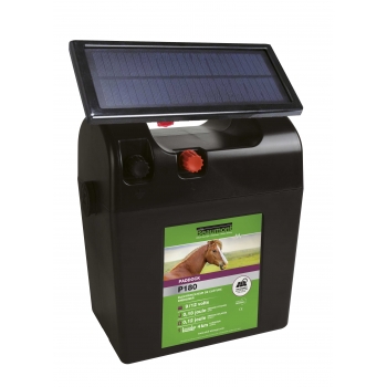 Poste à pile BEAUMONT - Paddock P180 + panneau solaire 2,5 W