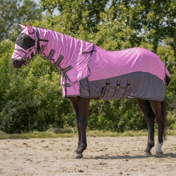 Chemise anti-mouches encolure et masque amovible