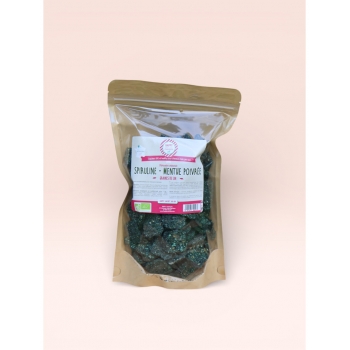 Crackers Spiruline Menthe poivrée