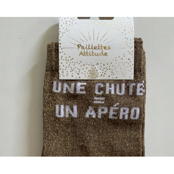 Chaussette pailletée équitation 36-41 UNE CHUTEUN APÉRO