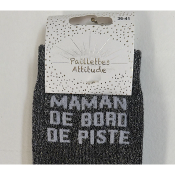 Chaussette pailletée équitation 36-41 MAMAN DE BORD DE PISTE