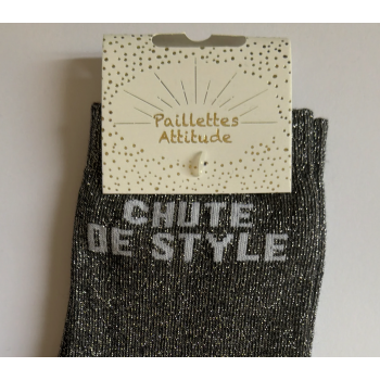 Chaussette pailletée équitation 36-41 CHUTE DE STYLE