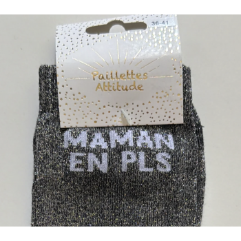 Chaussette pailletée équitation 36-41 MAMAN EN PLS