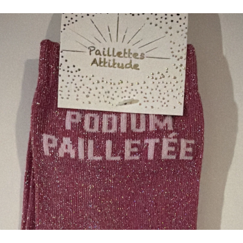 Chaussette pailletée équitation 36-41 PODIUM PAILLETÉE