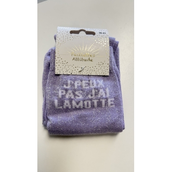 Chaussette équitation pailletée 36-41 J'PEUX PAS J'AI LAMOTTE