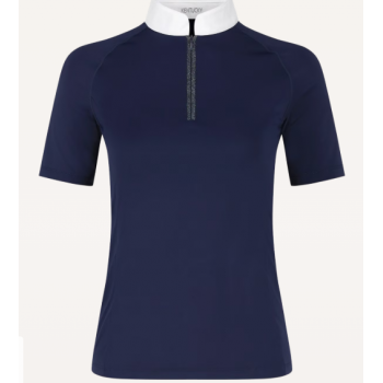 Chemise de Concours Classic Femme Tirette Pailletée Courtes Manches