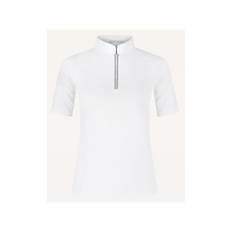 Chemise de Concours Classic Femme Tirette Pailletée Courtes Manches