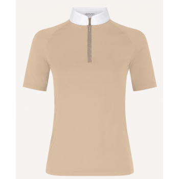 Chemise de Concours Classic Femme Tirette Pailletée Courtes Manches