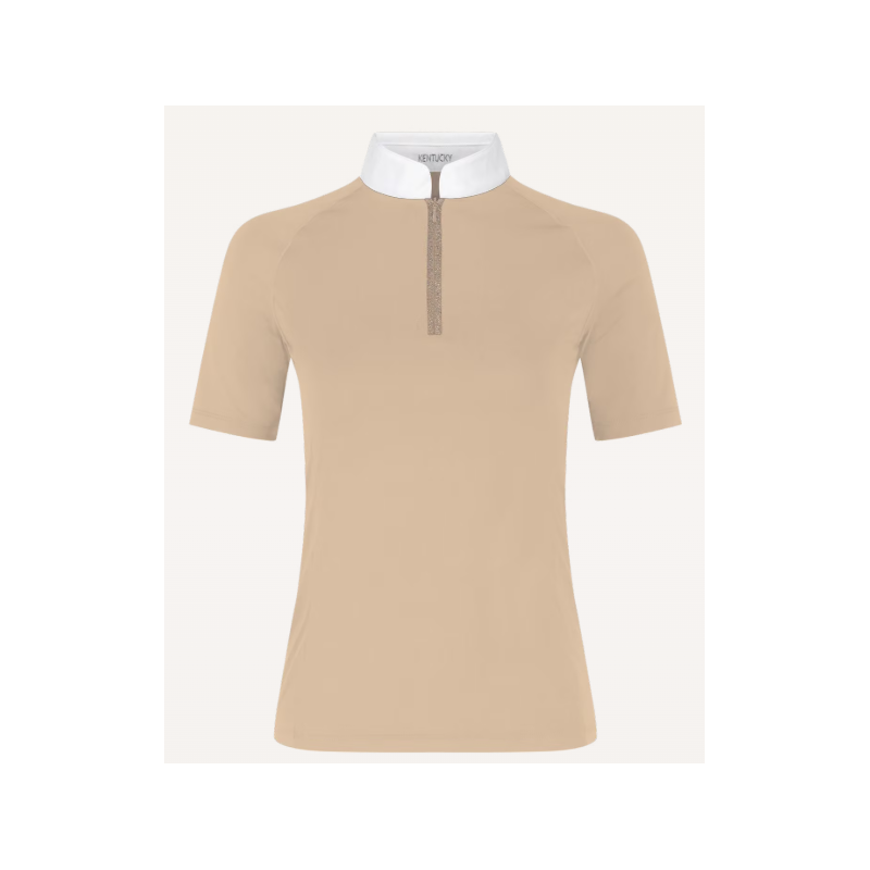 Chemise de Concours Classic Femme Tirette Pailletée Courtes Manches