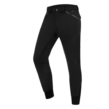 Pantalon d’équitation Marc en silicone, pour hommes - Noir