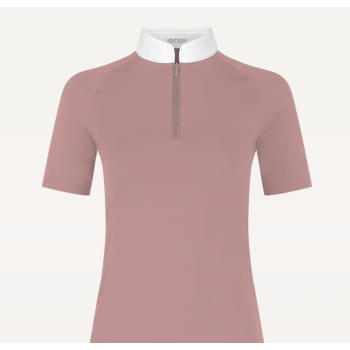 Chemise Classic avec Tirette Pailletée MC - Old rose