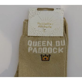 Chaussette pailletée équitation 36-41 QUEEN DU PADDOCK