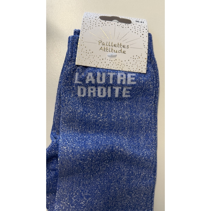 Chaussette pailletée équitation 36-41 L’AUTRE DROITE