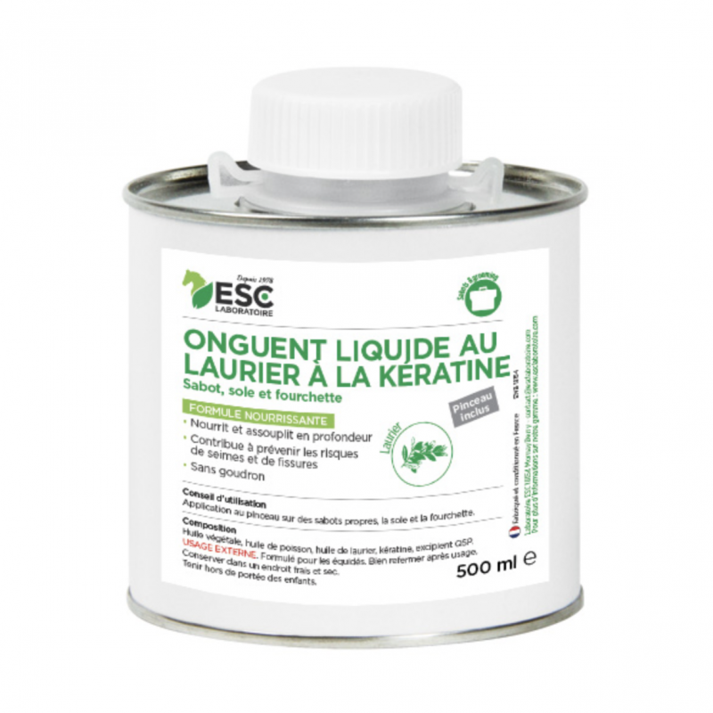 Onguent nutrition kératine liquide pinceau inclus – corne sèche et cassante Myhorsely %description_short|limit|%