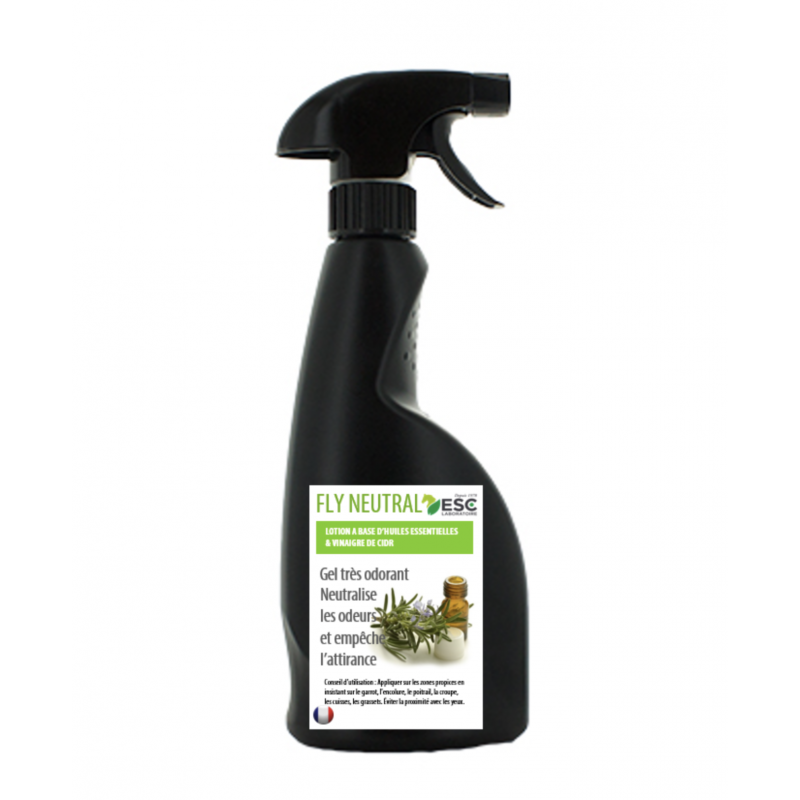 Fly neutral spray – Lotion insectes cheval – À base d’huiles essentielles Myhorsely %description_short|limit|%