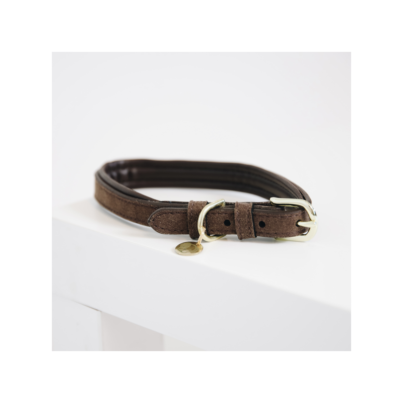 COLLIER POUR CHIEN VELVET LEATHER