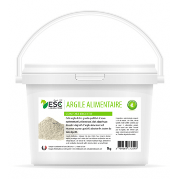 Argile alimentaire pour améliorer la digestion des chevaux.
