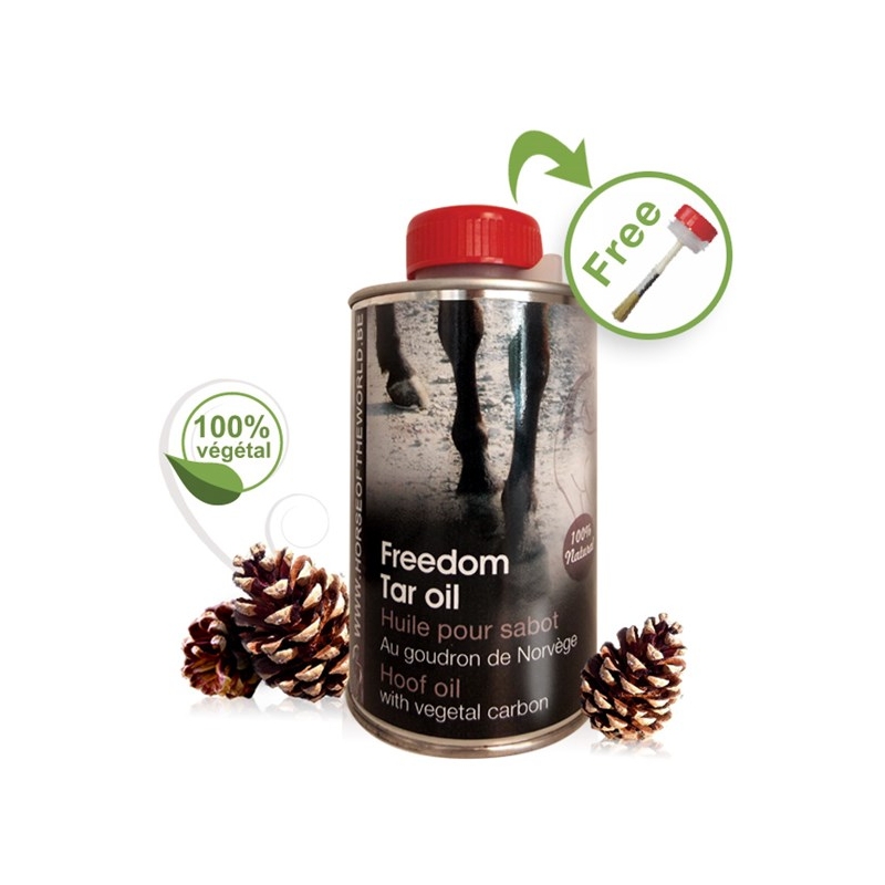 HOW FREEDOM TAR HOOF OIL Myhorsely I L'équipement des chevaux et du cavalier. Magasin en ligne d'équitation dédié au cavalier