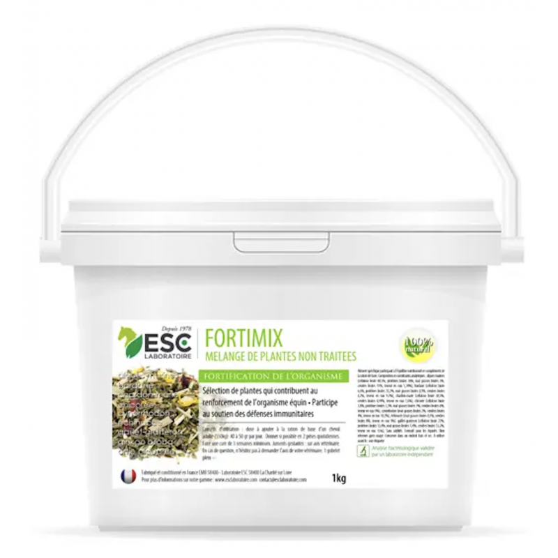 Fortimix – Défenses immunitaires cheval – Mélange de plantes