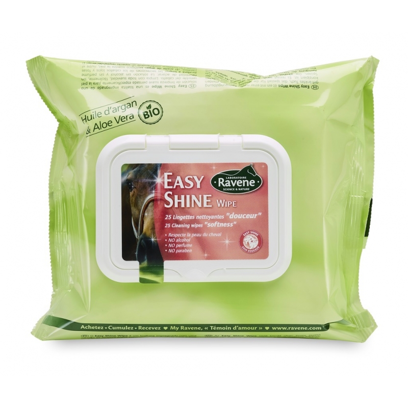 EASY SHINE WIPE LINGETTES NETTOYANTES RAVENE