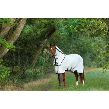 RAMBO NATURA RUG WHITE/NAVY Myhorsely I L'équipement des chevaux et du cavalier. Magasin en ligne d'équitation dédié au cavalier