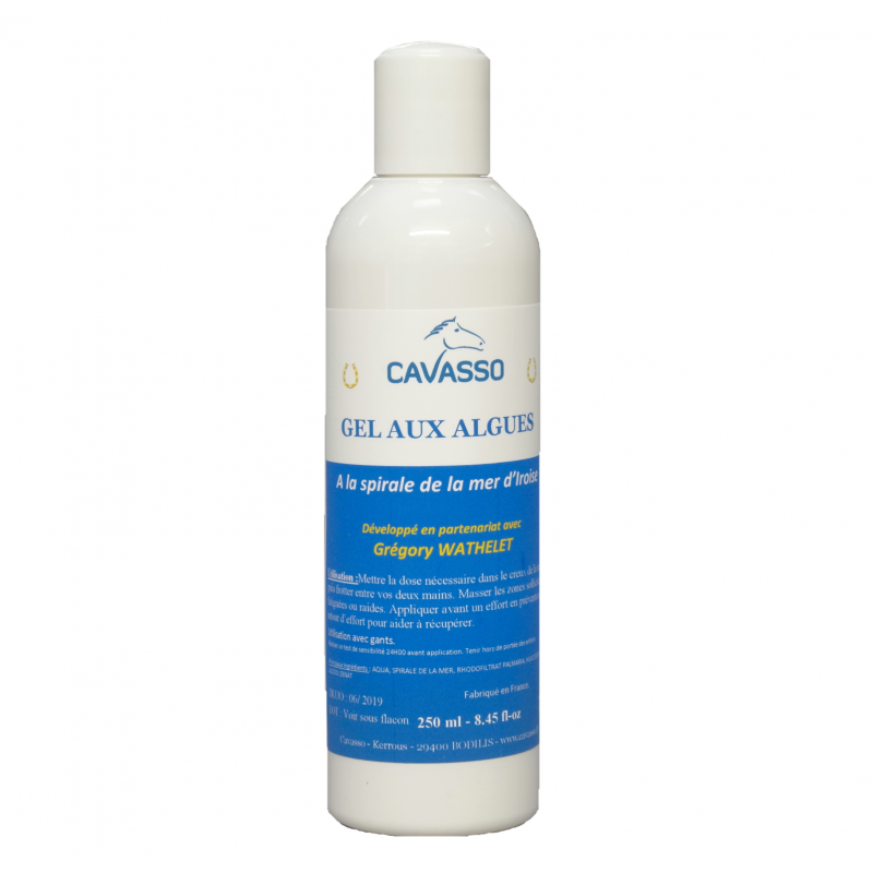 Gel aux Algues 250ml Myhorsely I L'équipement des chevaux et du cavalier. Magasin en ligne d'équitation dédié au cavalier