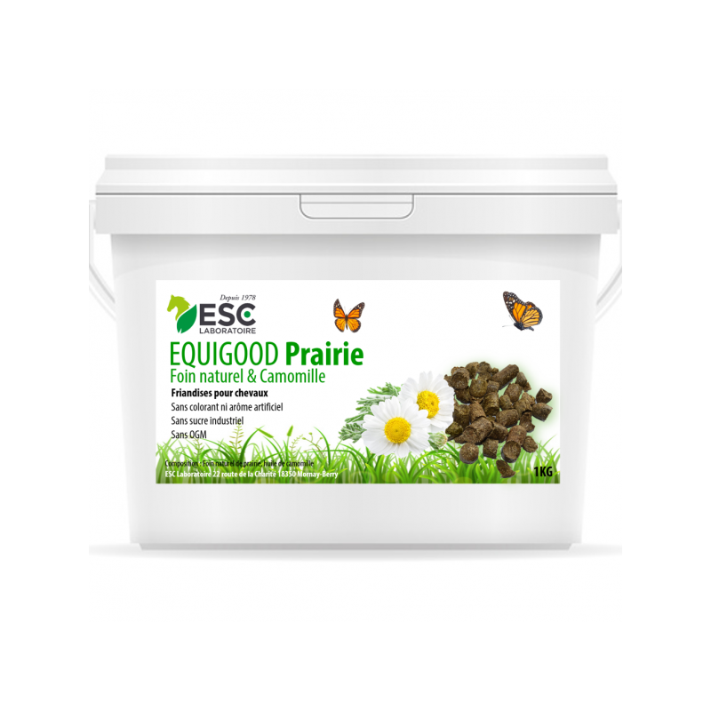 EQUIGOOD PRAIRIE – Friandises naturelles pour chevaux à base de foin de prairie