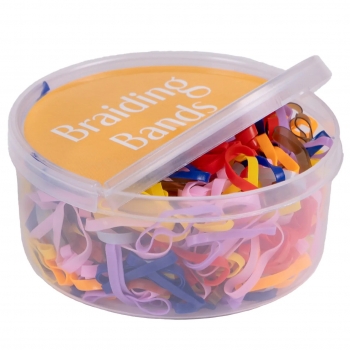 Elastiques plats à natter box - 50g