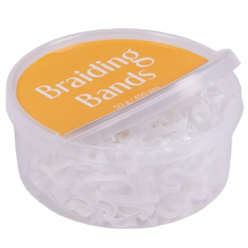 Elastiques plats à natter box - 50g
