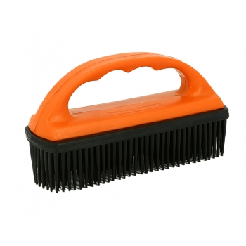 BROSSE EN CAOUTCHOUC HIPPOTONIC POUR TAPIS - Orange